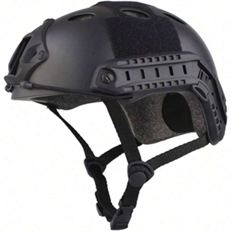 Youyijia Multifunction Protective ABS Helmet - Black - View 1