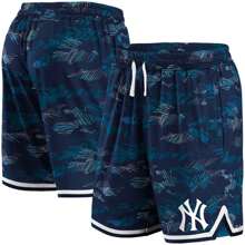 Fanatics Korte Broek New York Yankees Summer Beach voor Man in kleur Blauw ✅ Levering binnen 3-5 dagen