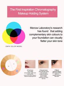 MENOW 气垫粉饼二合一，双层设计，可定妆、补妆、遮瑕，防晕染，打造全天无瑕妆容