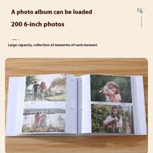 妈妈和爸爸的必备品！手写相册，带平脊和口袋，适合宝宝出生、月度、1 岁生日等场合。轻松存储照片并捕捉珍贵时刻，打造温馨的婴儿记忆相册。