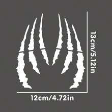 Motorcycle Helmet Monster Claw Scratch Sticker: Waterproof, DIY Racing Decoration - one-size - View 16