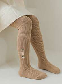 1pc Girls Stirrup Tight, Suitable For Everyday Wear