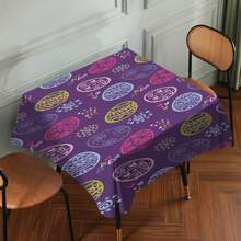 1pc Easter Tablecloth With Rabbit & Egg Design, Suitable For Spring/Summer Decoration, Easter Gift, Indoor/Outdoor, Easter Party & Home Decor, Easter Decorations, Farmhouse Decor - Multicolor - View 37