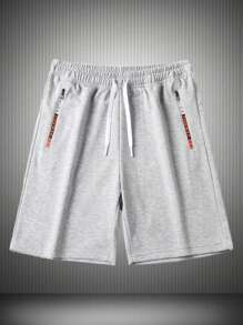 Pantalones cortos informales sueltos y ligeros para hombre, shorts deportivos con propiedades de absorción de humedad y bolsillos, adecuados para exterior, correr, fitness, verano