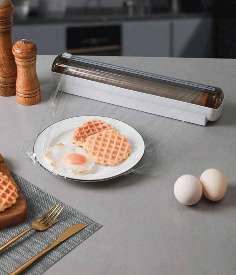 The New Multifunctional Kitchen Aluminum Foil Cutter With Suction Cup, Cutting Box And Cutting Machine. - Random - View 1