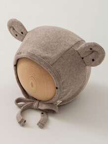 1pc Baby Bear Ear Hat, Newborn 3-6 Months Beanie, Adorable And Cute, Versatile For All Seasons - Multicolor - View 2