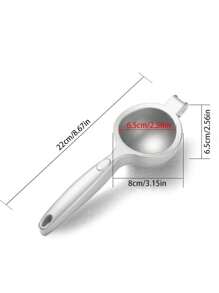 1 件多色金属水果榨汁机，手动榨汁机 - 銀色 - 查看 4