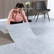 15/30pcs Thick Self-Adhesive Anti-Slip Floor Stickers, Wall Stickers, DIY Floor And Wall Decor, Waterproof Peel And Stick Tile Sticker For Living Room, Bedroom, Bathroom - Multicolor - View 2