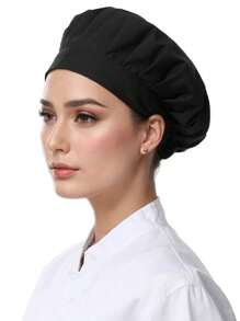 10/5/2/1 Stück atmungsaktive Arbeits-Mütze aus Polyester-Stoff, verstellbare Mesh-Kochmütze, Gastronomie-Service-Mütze mit Gummizug-Verschluss, volles Mesh-Koch-Haarnetz für Unisex, öldicht, kurzer Schirm mit Kordelzug-Verschluss
