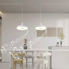 HOREVO Plug In Pendant Light Hanging Light Fixture For Kitchen Island 18W Farmhouse Adjustable Pendant Lighting With Color Change For Kitchen, Bar, Sink, Dining Room, Bedroom, Living Room, Entryway. - White-12inch - View 4