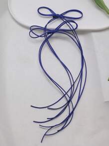 2 件/套纯色仿麂皮鹿角蝴蝶结发夹，别致的芭蕾舞者风格女孩发饰，适合日常、派对、旅行、约会佩戴