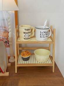 1 Ins Air Cup Storage Rack Multi-Layer Desktop Clutter Storage Rack Dormitory Kitchen Organizer