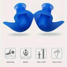 Multifunctional Waterproof And Noise-Blocking Ear Plugs, Made Of Soft Silicone, Reusable And Comfortable, Suitable For Swimming, Showering, Water Sports And More, Contours To Ear Shape To Prevent Water Entry, Ideal For Water Activities, Essential Gear For Swimming Lovers