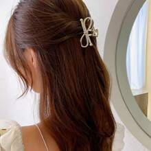 Elegant Fashion Minimalist Butterfly Rhinestone Embellished Hair Claw Claw Clips Hair Clips Hair Jaw Clip Hair Clamps Hair Clutch Hair Catcher Clip