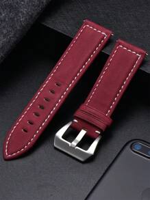 Retro Frosted PU Leather Strap 18mm 20mm 22mm 24mm Men's Business Watchbands Bracelet Watch Accessories
