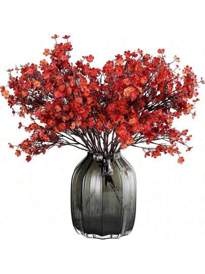 1pc/5pcs Lifelike Artificial Flower Bouquet, Bedroom And Holiday Decor Inspiration, Versatile Wedding And Party Decoration, Artificial Black Daisy Gifts Birthday Graduation