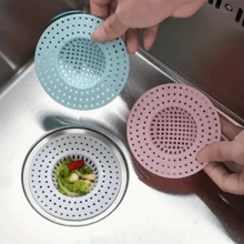Home Floor Drain Strainer, Sink Drain Filter, Kitchen Sink Strainer For Food Debris Clogging Prevention, Bathroom Floor Drain Cover, Plastic Sink Drain Filter For Kitchen And Bathroom - Multicolor - View 1