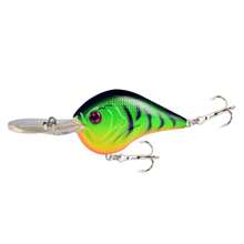 5pcs Hard Crank Fishing Lures For Pike Plastic Crankbaits 6# Hooks Fishing Tackle Bass - Multicolor - View 4