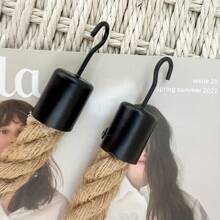 1 件装绳索自粘式壁挂式卫生纸架 - 家用毛巾收纳架