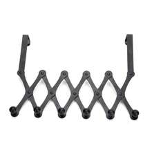 Multi-Function No-Drill Stainless Steel Hanging Hook, Door Back Towel Robe Hat Storage Rack, Space Saving Door Hook