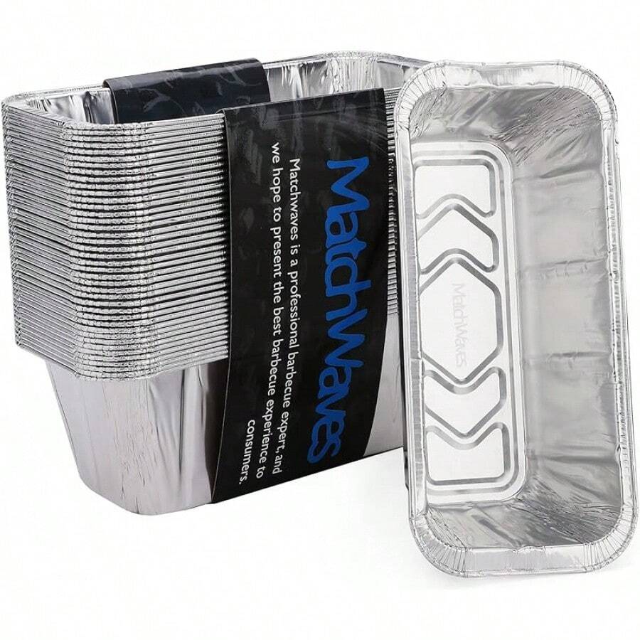 40 Pack Blackstone Grease Cup Liners, Grease Catcher Liner, Aluminum Foil Drip Pan For 28 And 36 Inch Blackstone Griddle - 40 包 - 查看 1