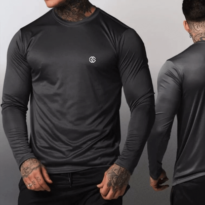 Camiseta Térmica Masculina Proteção Uv 50+ Blusa Segunda Pele Frio Calor Camisa Malha Fria