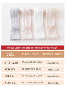 2 PCS Toddler Leggings Kids Tights Children's Lightweight Tights For Girls – Cool, Soft Mesh For Summer Days - Multicolor - View 8