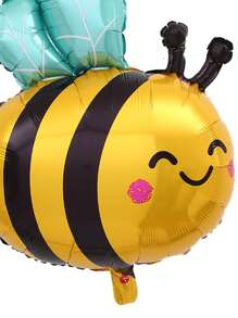 13pcs/Set 32 Inch Gold/Black 0-9 Number Balloons, Giant Bee Shaped Foil Balloon, Daisy/White Flower Balloons (Approx. 42cm Diameter), 12 Inch Yellow/Black Polka Dot Balloons, Creating A Dreamy Bee-Themed Party For Birthday Celebration, Spring Outdoor Party, Business Events, Etc.
