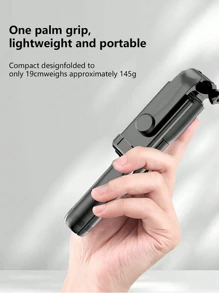 Bastone per selfie Bluetooth con treppiede, luce di riempimento e telecomando per live streaming e fotografia, compatibile con la maggior parte degli smartphone. Luce LED portatile e dimmerabile per videocamere, videoblog, riunioni Zoom, interviste, live streaming, raduni familiari, feste di Natale. Adatto per selfie portatili, attività all'aperto per le vacanze estive, viaggi, attività all'aperto, treppiede per live streaming.