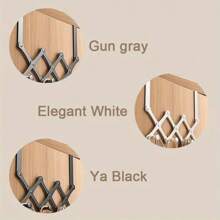 Multi-Function No-Drill Stainless Steel Hanging Hook, Door Back Towel Robe Hat Storage Rack, Space Saving Door Hook