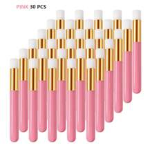 mulynsie 30 piezas de cepillos de champú para pestañas con contenedor, cepillo de limpieza para extensiones de pestañas, cepillo de limpieza de poros nasales, herramienta para eliminar puntos negros y brochas de limpieza facial para cosméticos
