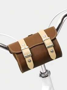 Retro Bicycle Bag Universal Front/Rear Models Mountain Bike Commuter Single Bike Decor Bag Riding Accessories - Multicolor - View 9