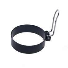 Juego de 4/5 piezas de moldes de anillo para huevos de tamaño grande, molde de cocción de huevos DIY, molde creativo, molde de anillo de huevo de acero inoxidable, utensilio de cocina, adecuado para diversas necesidades de la cocina