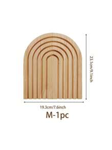 Wooden Rainbow Arch Decor Boho Home Decor Decorative Cutting Board Wood Serving Board Boho Arch Wood Board Charcuterie Boards For Kitchen Shelf Decor(Wood) Tray Plates Plate Kitchen Decor Trays Fruit Tray Tray Decor Gifts Birthday Graduation