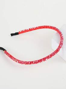 1 Peça Tiara de Cabelo com Cristais de Luxo, Tiara de Cabelo Minimalista e Antideslizante da Moda, Adequada para Uso Diário, Maquiagem, Festivais, Festas, Casamentos, Tiara de Cabelo, Acessórios de Cabelo