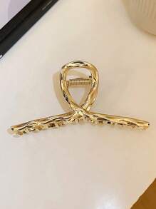 1 件巨型金属发爪，发饰，发髻爪夹，发夹，发夹，发夹，发夹，发夹，优雅秋冬发饰，适合女士度假装扮