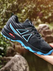 Men's Outdoor Sport Shoes Hiking Anti-Slip Casual Lightweight Trekking Walking Travel Sneakers, Low-Cut