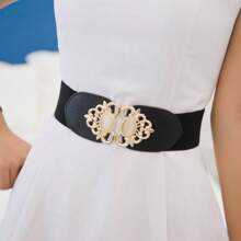 1pc Casual Drawstring Waist Dress, Multi-Color Option, Plus Size, Rhinestone Decor, Suitable For All Seasons
