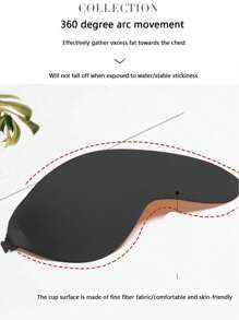 Invisible Mango Shaped Strapless Self-Adhesive Lifting Bra - Seamless, Slip-Proof, Comfortable, And Easy To Wear - Perfect For Women's Lingerie And Underwear Needs - Black - View 10