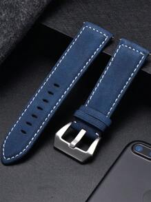 Retro Frosted PU Leather Strap 18mm 20mm 22mm 24mm Men's Business Watchbands Bracelet Watch Accessories