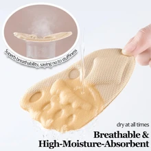 6 Pairs Self-Adhesive Insoles- Anti-Slip, Suitable For All Kinds Of Shoes , Anti-Slip Shoe Accessories| Elastic Insoles| Durable Insoles, Insoles - Multicolor - View 8