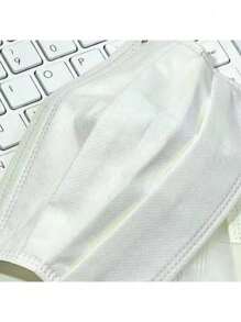 10 piezas Mascarilla facial desechable de alta calidad con estilo universitario, minimalista y con empaque individual elegante para adultos - Multicolor - Ver 7