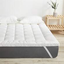 1pc Washable Mattress Protector Cover, Solid Color Suitable For Students, Apartments, Hotels, Dorms, College, Everyday Home Use