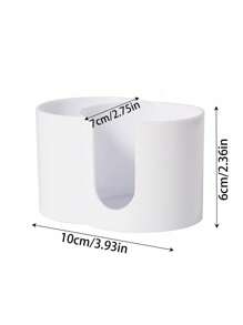 1pc 二合一一体式清洁棉签盒 卸妆棉垫收纳盒 桌面化妆棉垫收纳盒 双孔圆形组合收纳盒 桌面清洁棉签收纳盒 二合一收纳盒 卸妆棉垫收纳盒 双孔圆形组合粉扑收纳盒。 卸妆工具收纳盒。