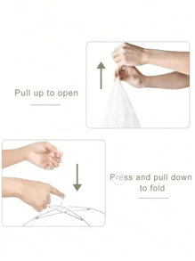 1pc Large Foldable Food CoverAnti-Fly Kitchen & Outdoor Camping Mesh Tent - Multicolor - View 8