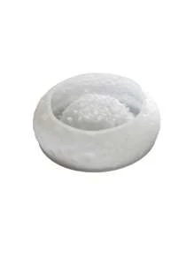 Molde de silicona en forma circular con textura de piedra para hacer una caja de almacenamiento, cenicero, vaso para aromaterapia u otros adornos decorativos hechos con yeso, arcilla o resina