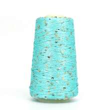 NATICRAFT 50g Summer Ice Silk Mercerized Yarn Special Sequin Yarn DIY Hand Woven Rag Doll Knitting Knitted Blanket - Multicolor - View 33