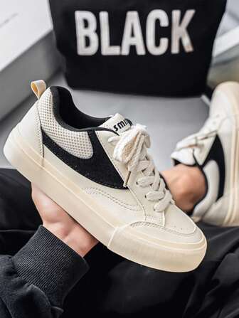 Men's Outdoor Retro Versatile Comfortable Soft Lace-Up Low-Top Casual Sneakers