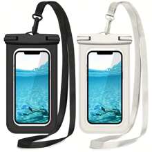 2 Packs Of Extra-Large Waterproof Pouches - Keep Your Smartphone Dry & Protected Underwater! - Multicolor - View 6