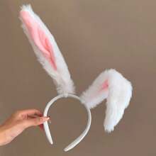 1pc Sexy Cute Plush Rabbit Ear Headband Halloween Cosplay Accessories - Multicolor - View 10